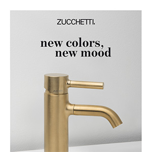 Rubinetteria Zucchetti PAN: nuovi colori, nuovi mood