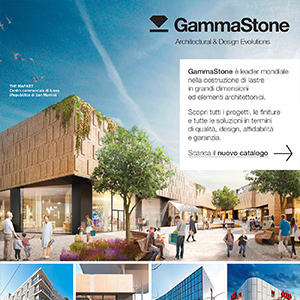 GammaStone: pannelli piani ed elementi architettonici monolitici di grandi dimensioni per facciate