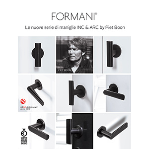 Nuove serie di maniglie Formani by Piet Boon: scopri INC e ARC