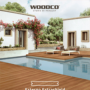 Il pavimento outdoor resistente a macchie, muffe, raggi UV: Woodco Externo Extrashield