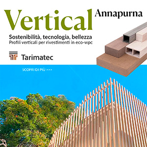 Profili verticali per rivestimenti in eco-WPC: Tarimatec