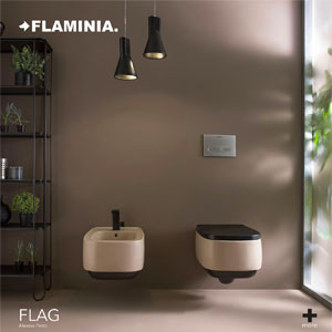 Ceramica Flaminia: Flag, un gioco di contrasti