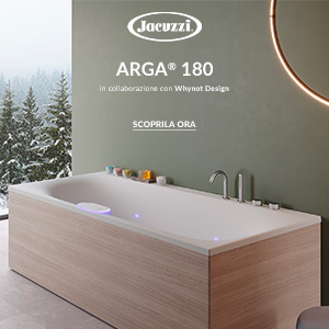 Arga 180 by Jacuzzi: la vasca che ridefinisce il concetto di benessere personale