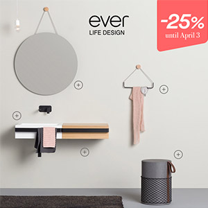 Arredo bagno EVER Life Design: -25% fino al 3 aprile