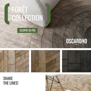 Pavimenti e rivestimenti in legno preassemblati lavorati a mano Oscar Ono