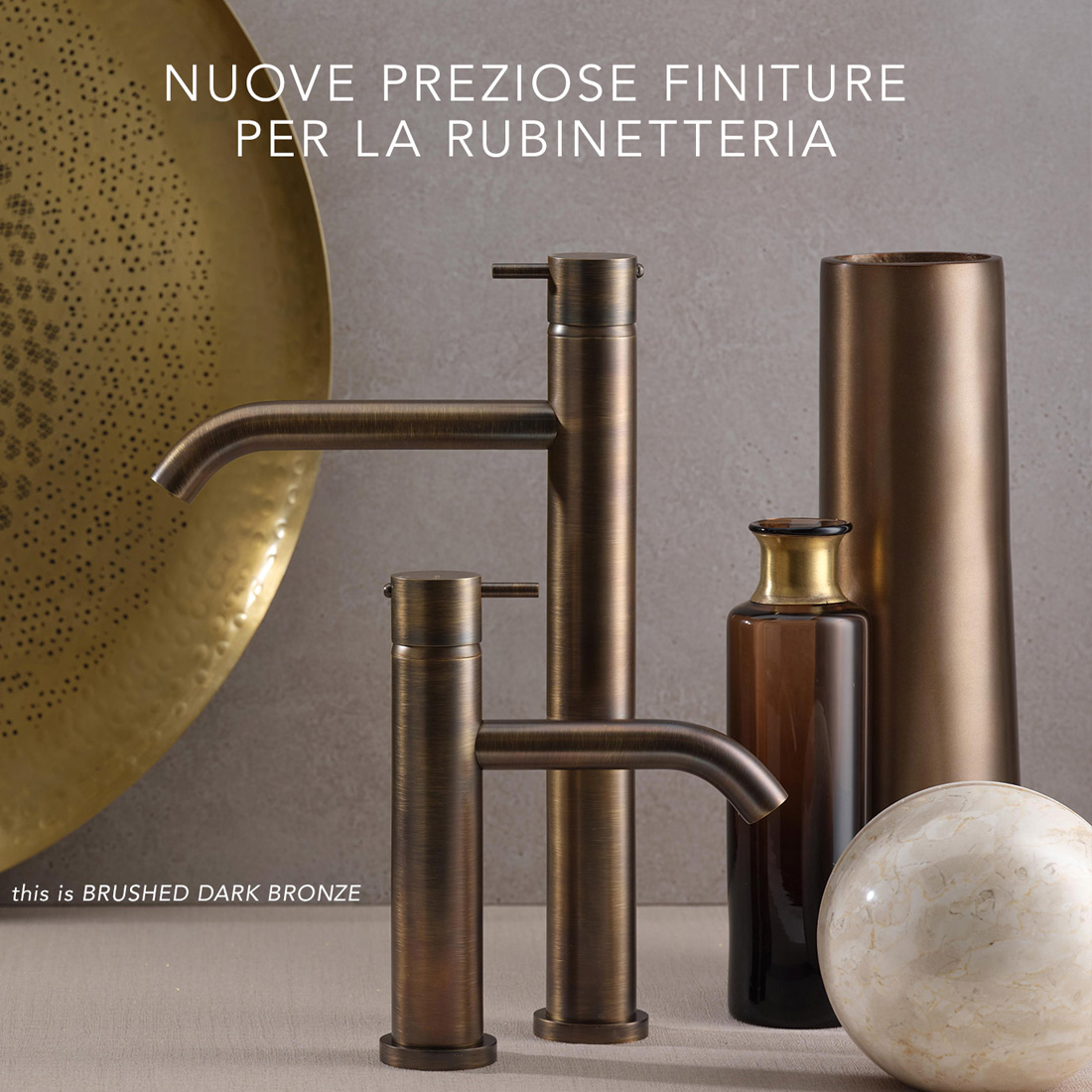 Rubinetterie Ritmonio: scopri le nuove preziose finiture