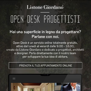 Hai una superficie in legno da progettare? Parlane con Listone Giordano