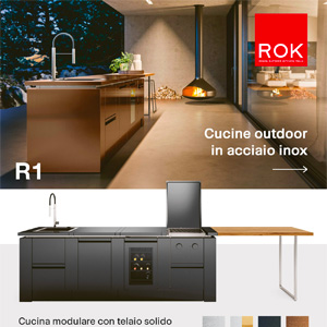 Cucine outdoor Rok in acciaio inox 