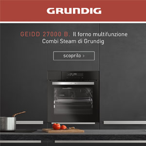 Forno multifunzione Combi Steam di Grundig con cottura a vapore