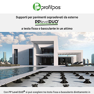 Supporti Profilpas per pavimenti sopraelevati da esterno