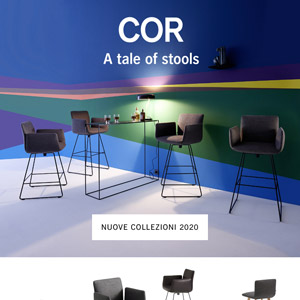 COR nuove collezioni 2020: sgabelli da bar, panche molto altro!