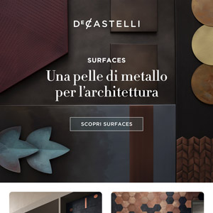 Rivestimenti metallici decorativi per l'architettura De Castelli