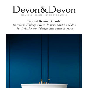 Devon&Devon e Gensler: vasche modulari in White Tec Plus