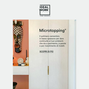 Microtopping: superfici continue per interni ed esterni, nessuna interruzione alle tue idee
