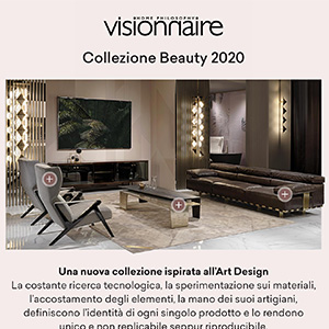 L'Art Design ispira una nuova collezione: Visionnaire Beauty 2020
