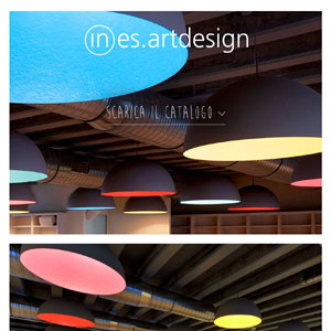 Lampade Matt by In-es.artdesign: raggi luminosi e contrasti di materia
