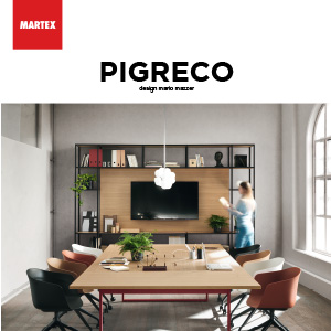 Progettare l'ufficio in modo innovativo e funzionale: collezione Pigreco by Martex