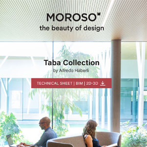 Moroso, Taba Collection: divano, poltrone e ottoman per pubblico e privato