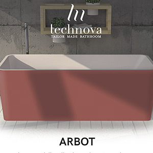 La vasca stand-alone che sfrutta gli spazi: Arbot by Technova