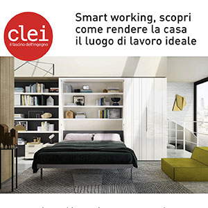Arredi multifunzionali per il tuo smart working: Clei