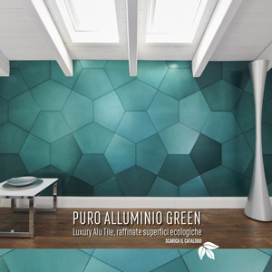 DVNE, puro alluminio per pavimenti e rivestimenti eco-sostenibili
