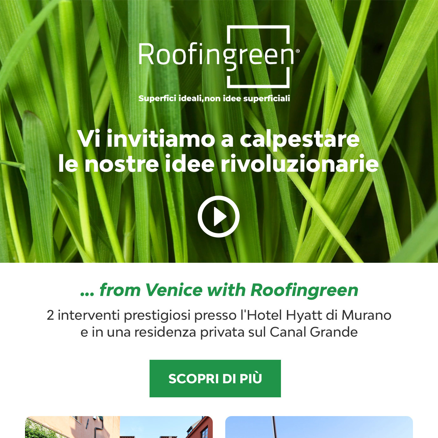 Superfici verdi che riqualificano gli ambienti: Roofingreen a Venezia | Superbonus 110%