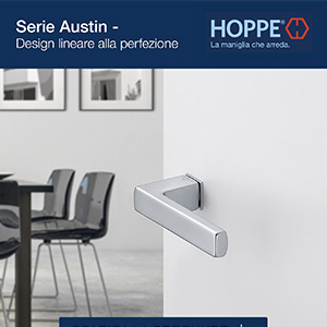 Nuova maniglia Hoppe serie Austin: linearit� senza compromessi