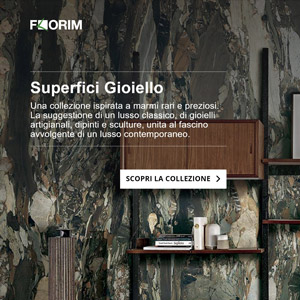 Superfici gioiello ispirate a marmi rari e preziosi