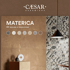Gr�s porcellanato caldo, neutro, innovativo: Materica by Ceramiche Caesar