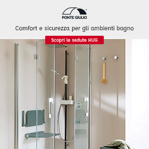 Sedute per ambienti bagno: collezione Hug by Ponte Giulio