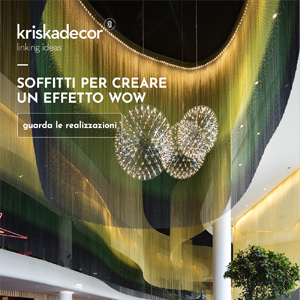 Kriskadecor maglie decorative in alluminio per soffitti dall'effetto wow
