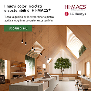 HI-MACS, la pietra acrilica da oggi in nuovi colori riciclati e sostenibili