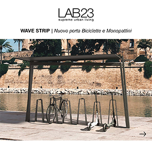 Porta biciclette e monopattini Wave Strip LAB23