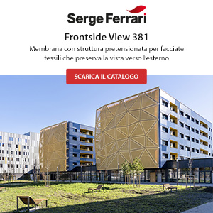 Membrana per facciate tessili Frontside View 381 by Serge Ferrari