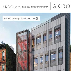 Pannelli in pietra laminata per indoor e outdoor: Akdolam by AKDO