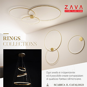 Zava LED Rings collections: la miglior potenza in 6mm di spessore