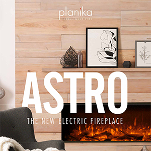Planika Astro, camino elettrico con LED 3D