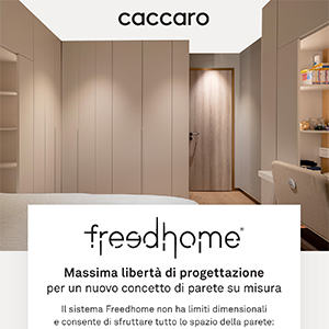 Sistema di grande contenimento Freedhome Caccaro: massima libert� di progettazione