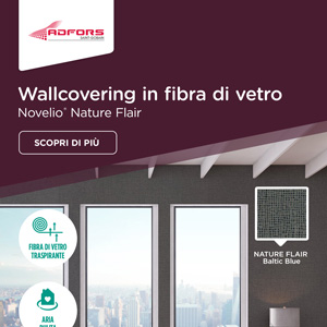 Wallcovering in fibra di vetro traspirante Adfors Saint-Gobain Nature Flair