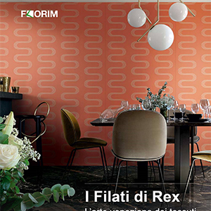 L'arte veneziana dei tessuti su grandi lastre ceramiche: I Filati di Rex by Florim