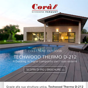 Il decking duraturo in legno composito per il tuo outdoor by Cor�