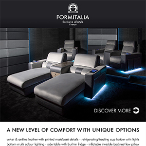 Nuove sedute per l'Home Cinema firmate FORMITALIA Glamour