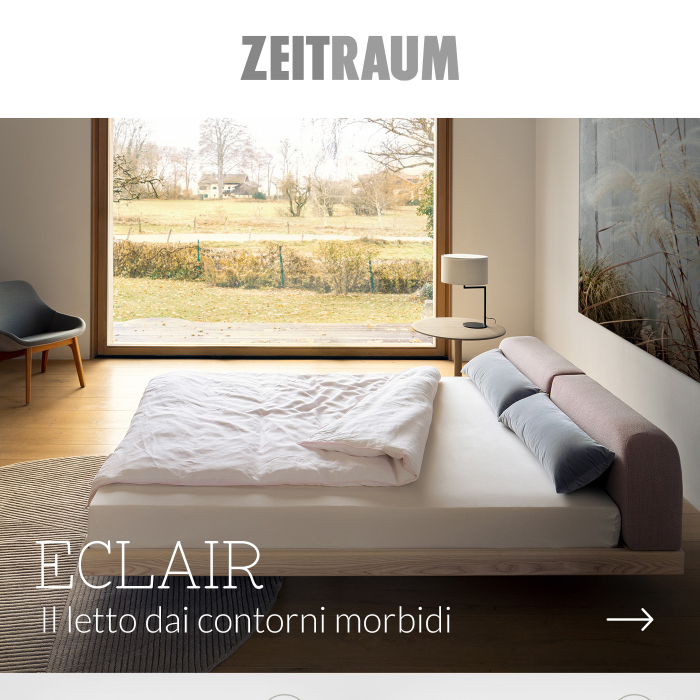 Zeitraum Eclair: il letto dai contorni morbidi