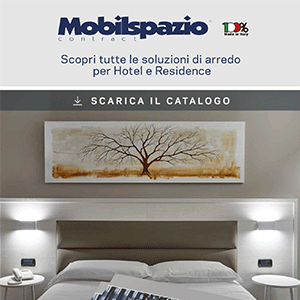 Soluzioni Mobilspazio per Hotel e Residence: scarica il nuovo catalogo