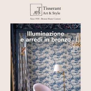 Creazioni in bronzo Tisserant: illuminazione per interni e arredi