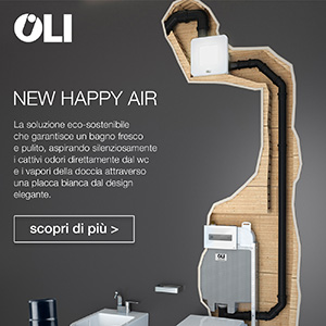 Cassetta di scarico eco-sostenibile New Happy Air by OLI