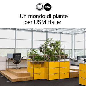 Accessori USM Haller per integrare le piante negli ambienti