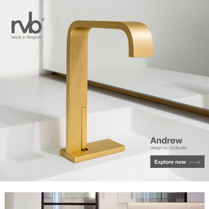 Rubinetteria dalle forme pure e minimali rvb