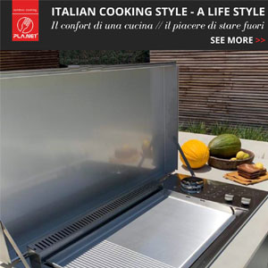 La cucina modulare outdoor pronta all'uso: Oasi Built In by PLA.NET