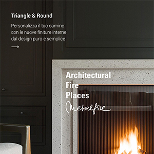 Personalizza il tuo camino con le nuove finiture interne Metalfire